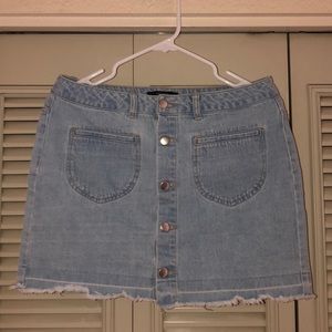 Button down skirt